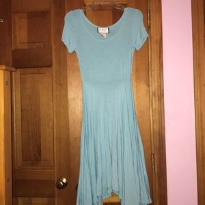 Blue T-Shirt Dress